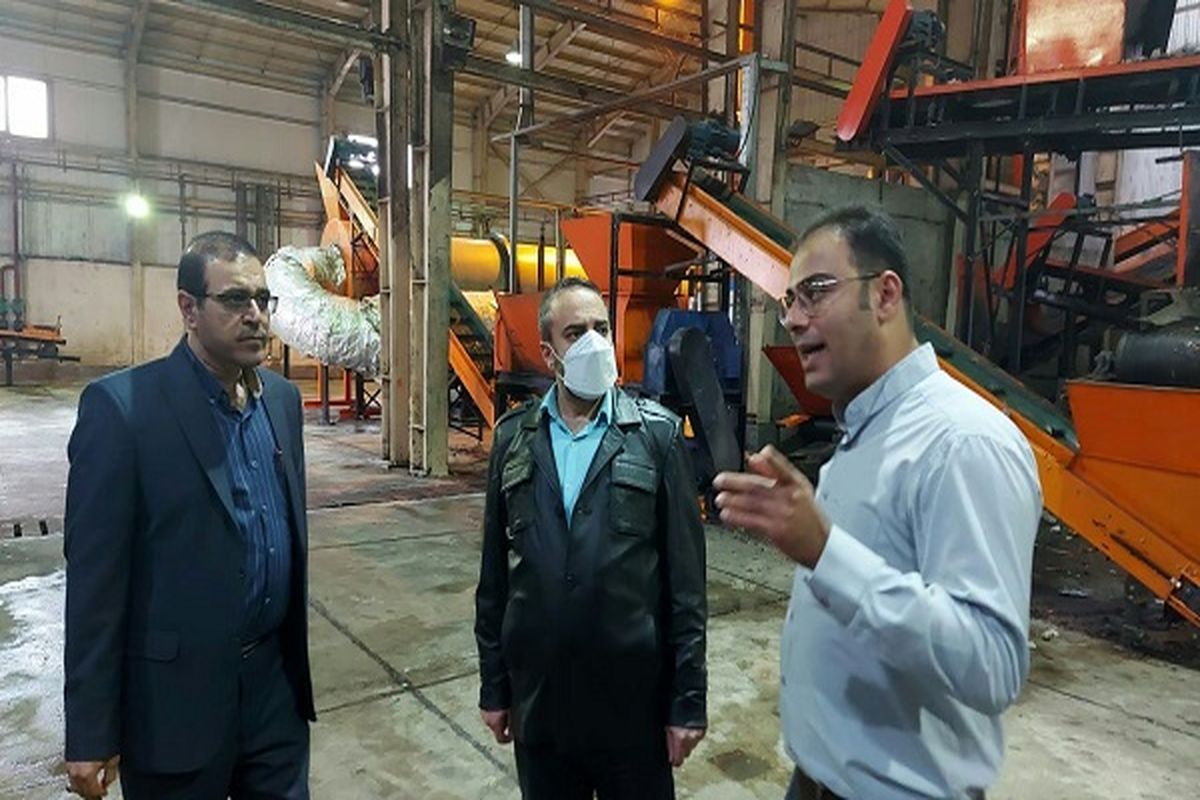 بازدید شهردار کیاشهر از کارخانه زباله سوز نوشهر