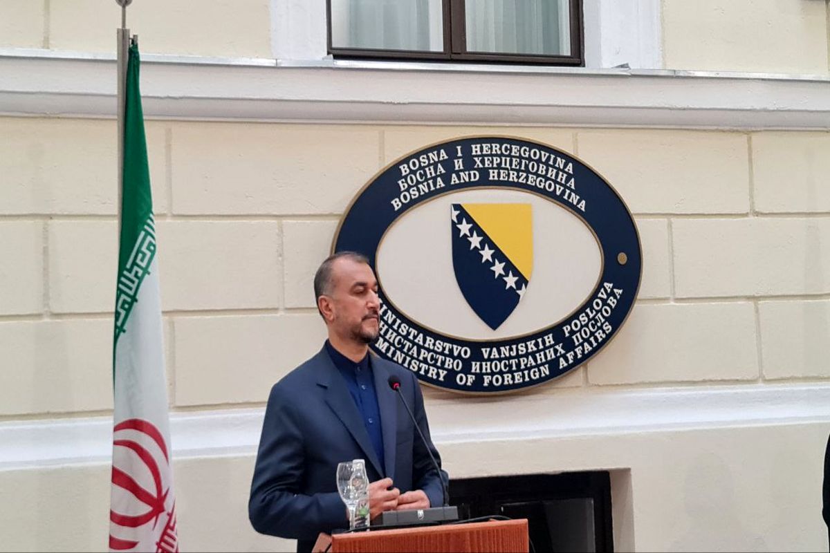 امیرعبداللهیان: حمایت‌های خود را از منطقه بالکان و بوسنی ادامه خواهیم داد/ افزایش ۵۳ درصدی تبادلات تجاری بین ایران و بوسنی