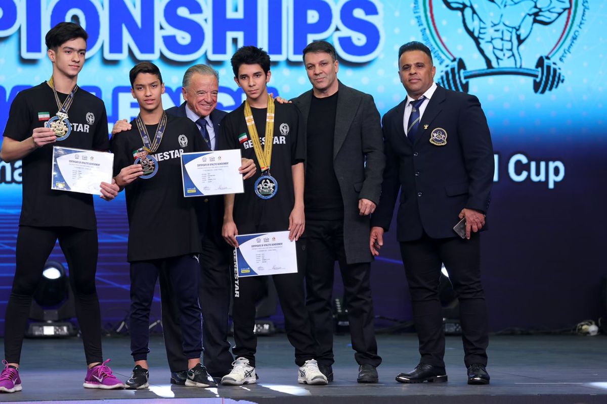 آرتین امیری از اراک قهرمان  بخش نوجوانان مسابقات انفرادی  فیتنس چلنج قهرمانی جهان به میزبانی تهران شد