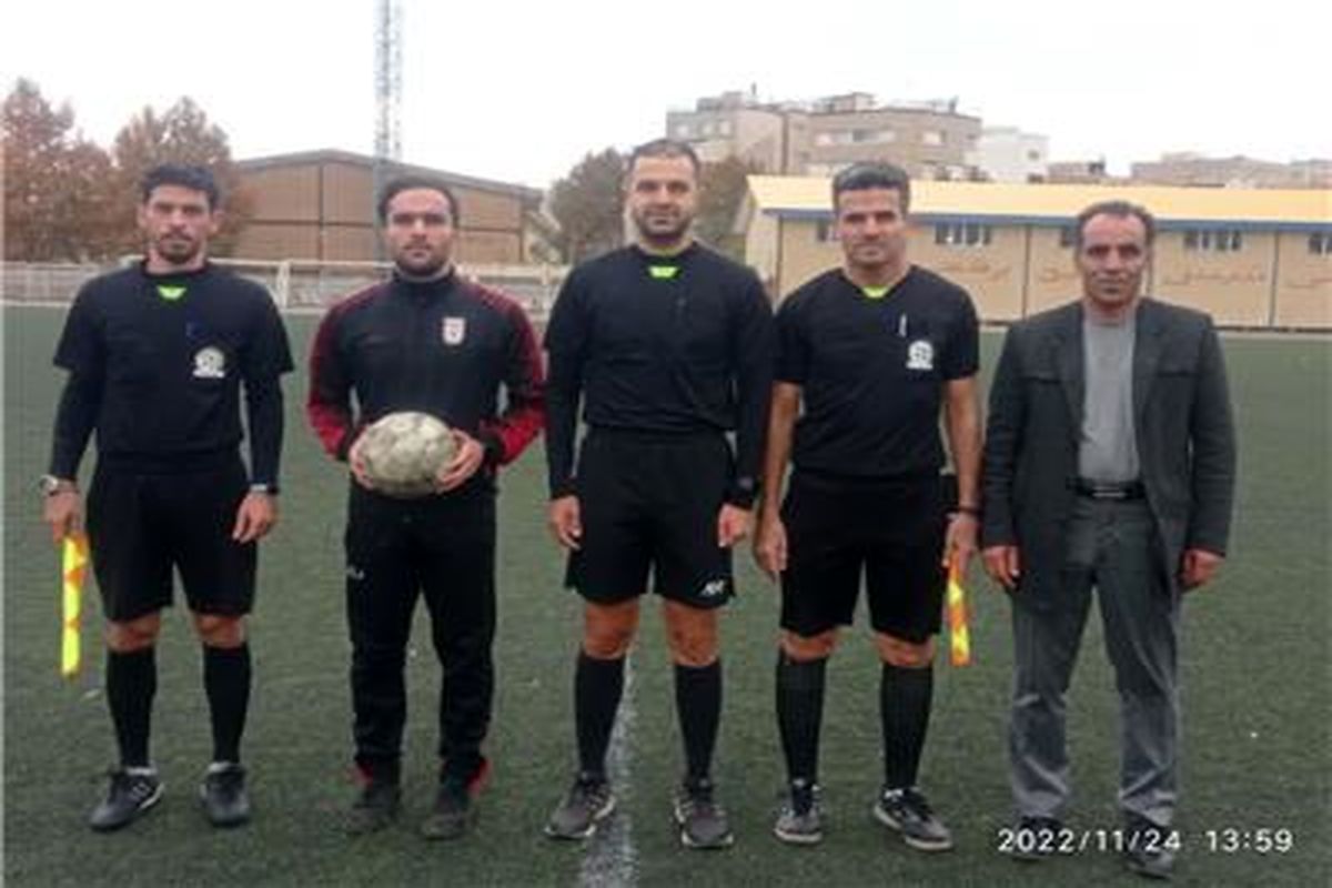 قضاوت داور بین المللی فوتبال ایران در مسابقات لیگ برتر استان همدان