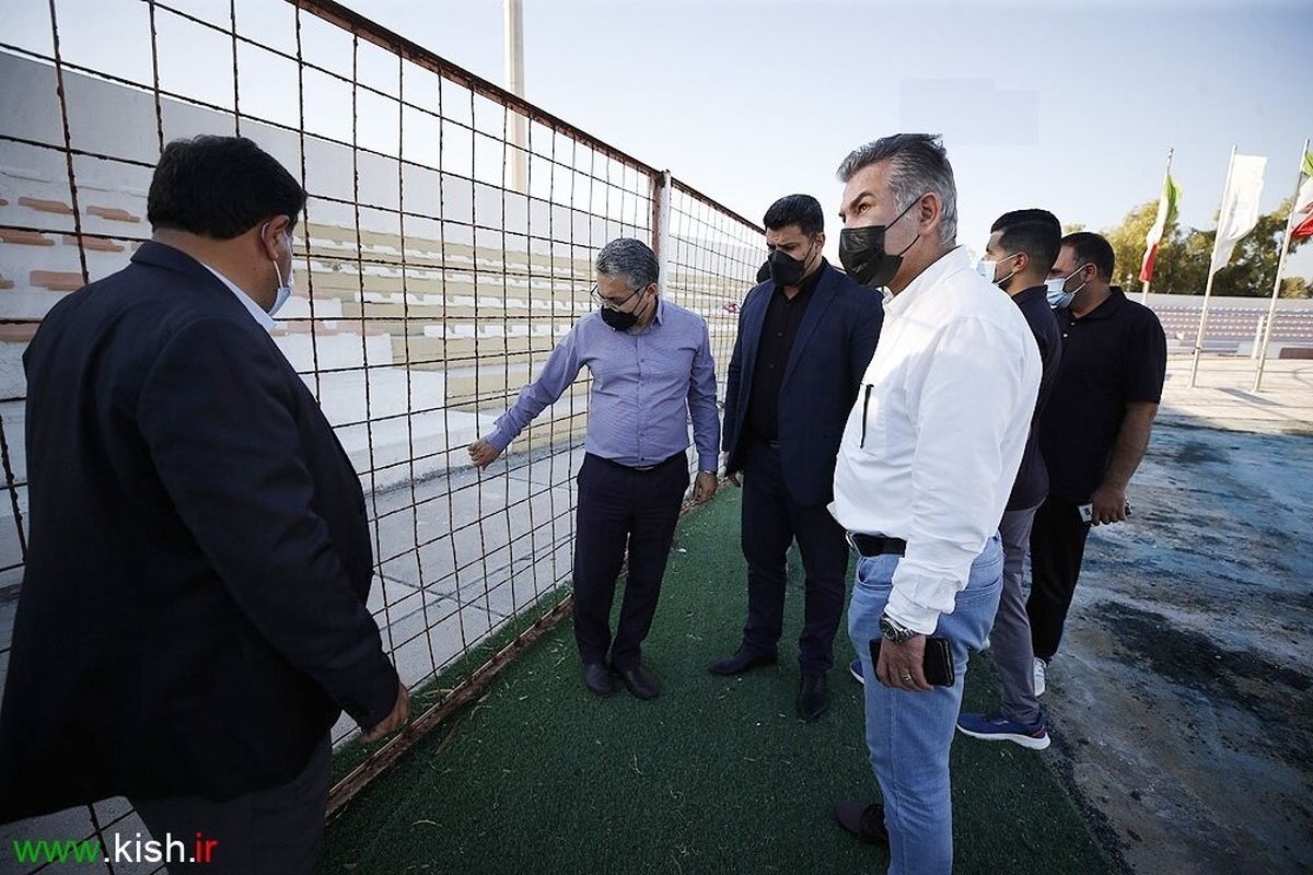 اولین زمین چمن هیبریدی ایران در کیش احداث شد