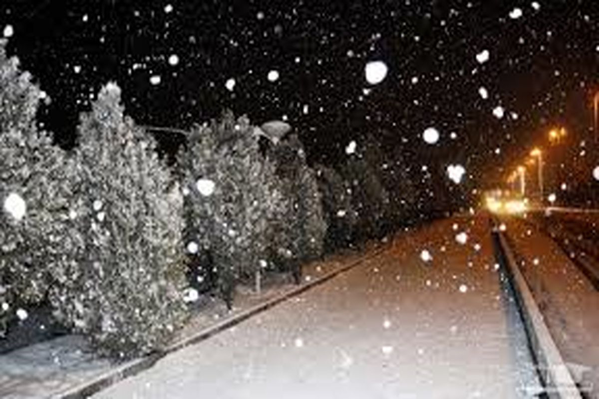 بارش باران و برف، مه آلودگی و کاهش دید افقی در استان زنجان