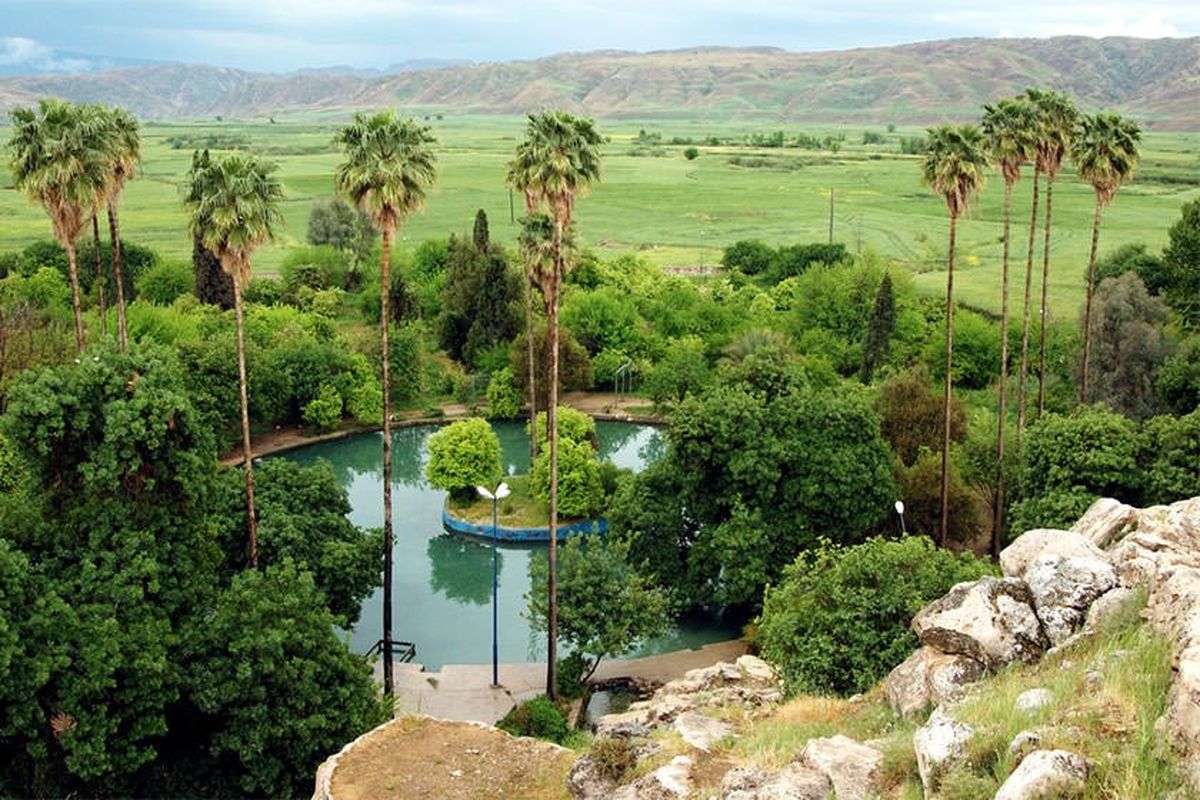 باغ چشمه بلقیس چرام استان کهگیلویه و بویراحمد