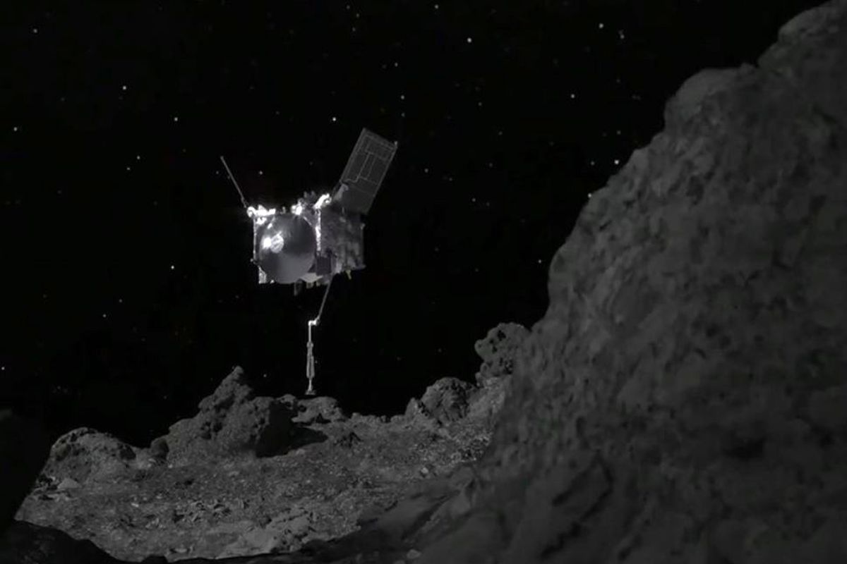 فرود نخستین نمونه از سیارک بنو