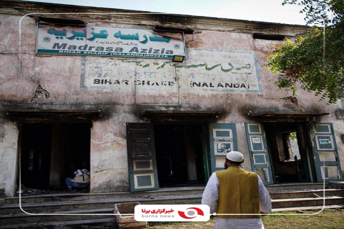 افراطیون هندو کتابخانه ۱۵۰ ساله مسلمانان را به آتش کشیدند