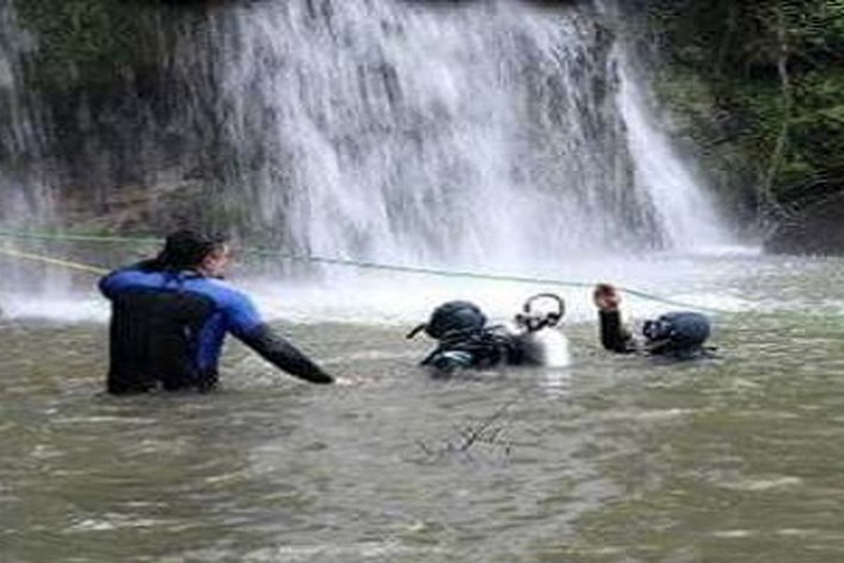 سقوط از ارتفاع و غرق شدن مرد ۳۵ ساله در آبشار تامرادی یاسوج