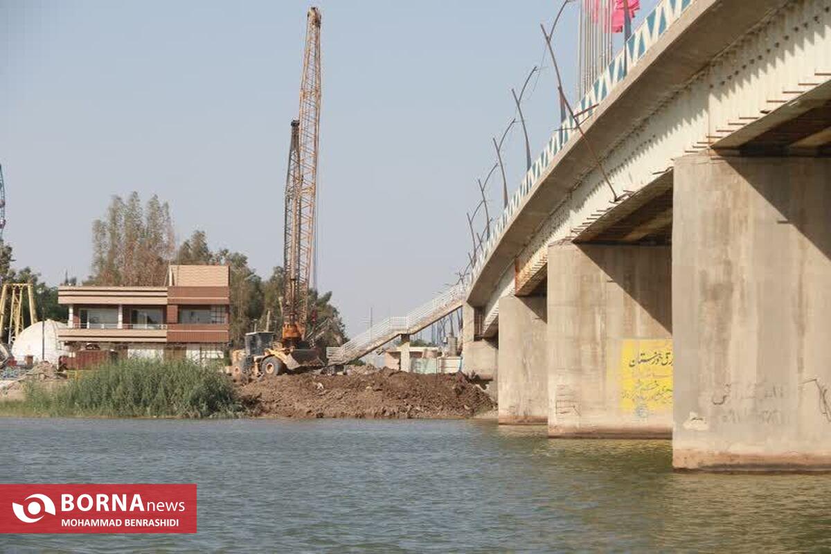 رفع تعارض ها و از سر گیری روند عملیات اجرایی پروژه ملی پل شهدای اروند خرمشهر