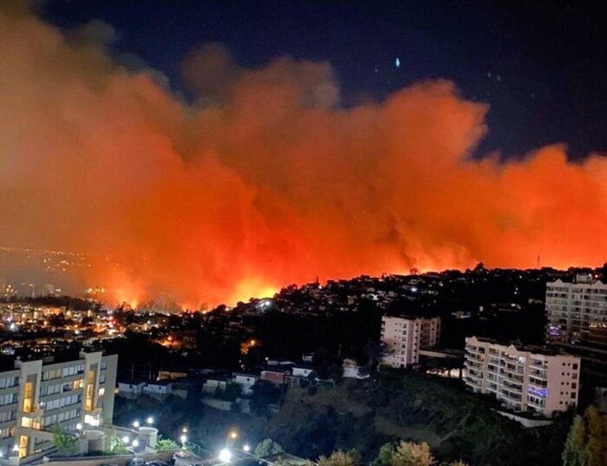 افزایش تعداد قربانیان آتش‌سوزی جنگل‌های شیلی