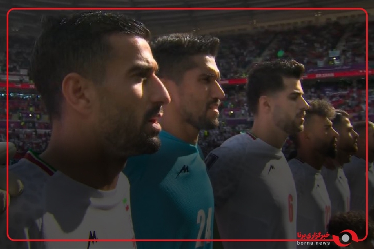 سرود ملی ایران در ورزشگاه الثمامه قطر نواخته شد