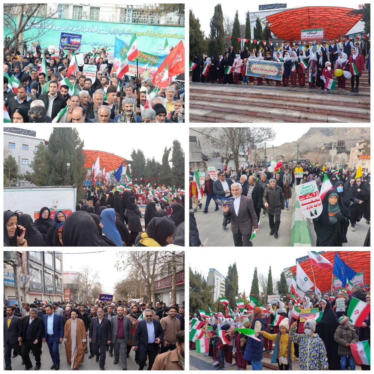 خروش انقلابی مردم لرستان در راهپیمایی یوم الله ۲۲ بهمن 