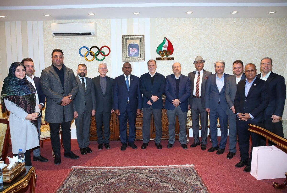 دیدار رئیس فدراسیون دوومیدانی آسیا با رییس کمیته ملی المپیک