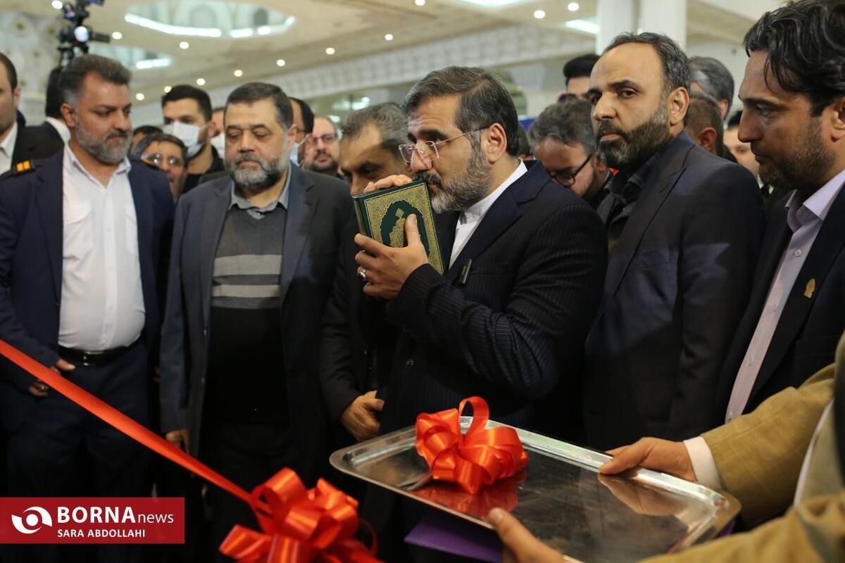 نمایشگاه رسانه‌های ایران با افتتاح غرفه غزه آغاز شد