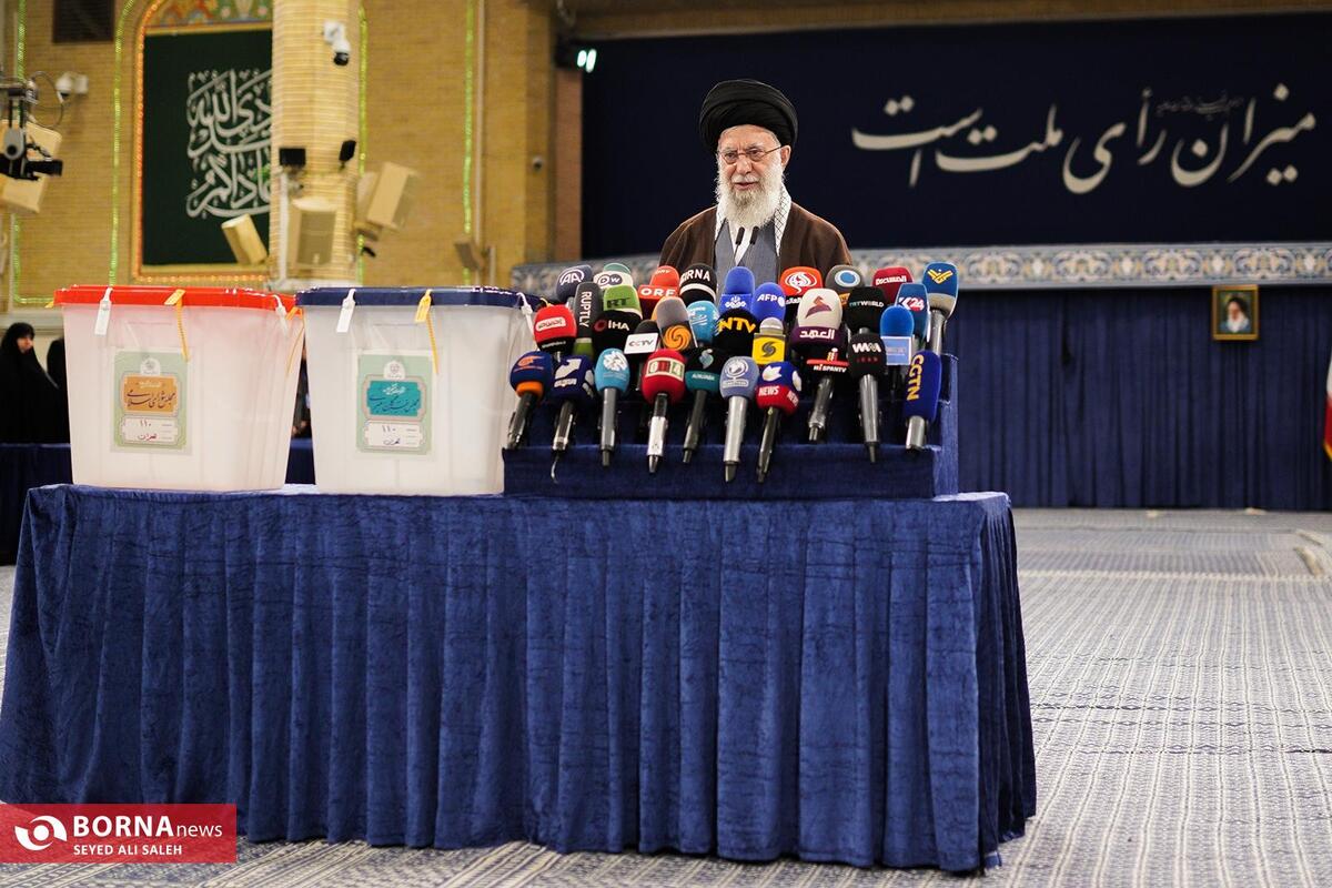 حضور رهبر انقلاب در انتخابات ۱۴۰۲