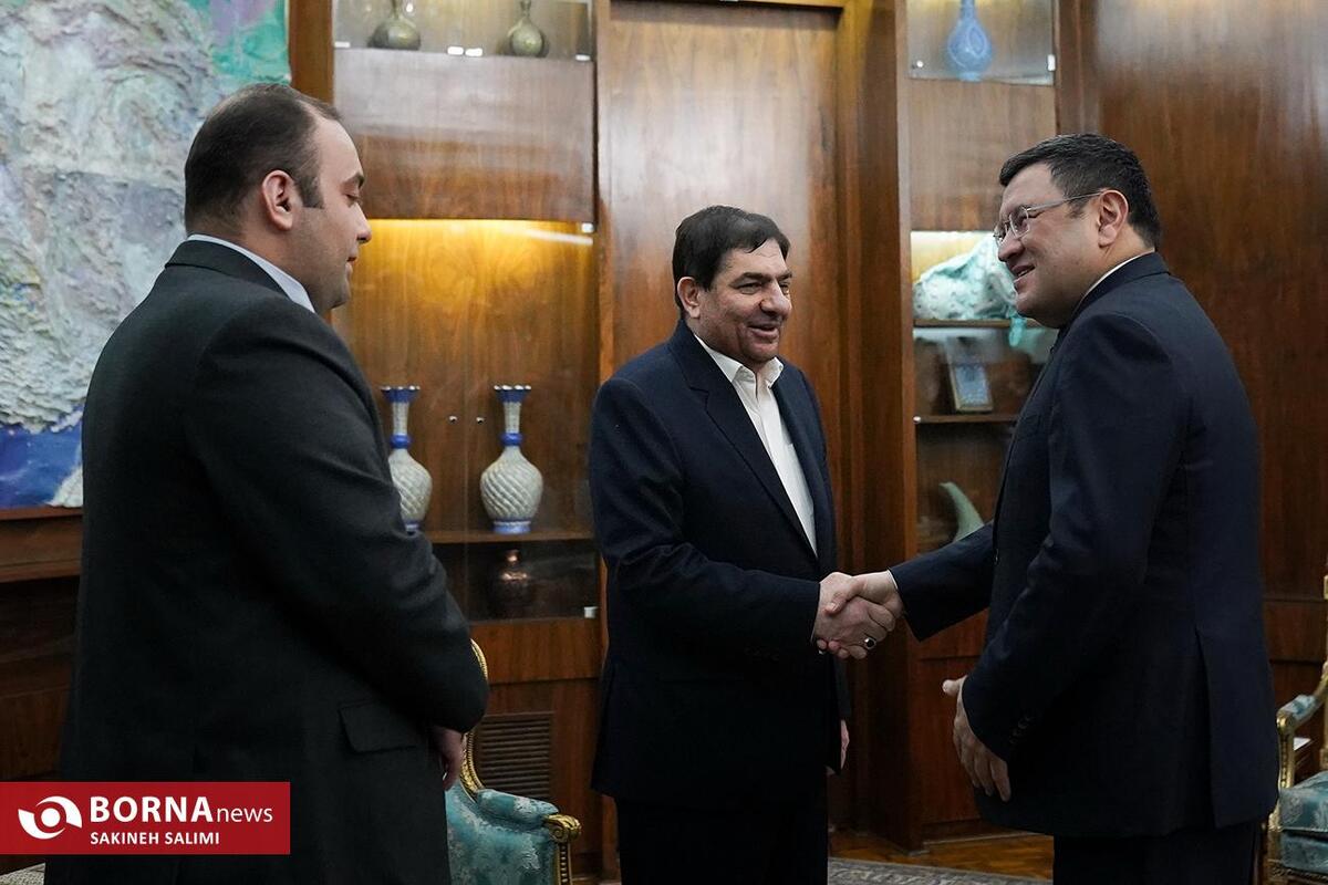 دیدار معاون اول رییس جمهور با وزیر انرژی ازبکستان