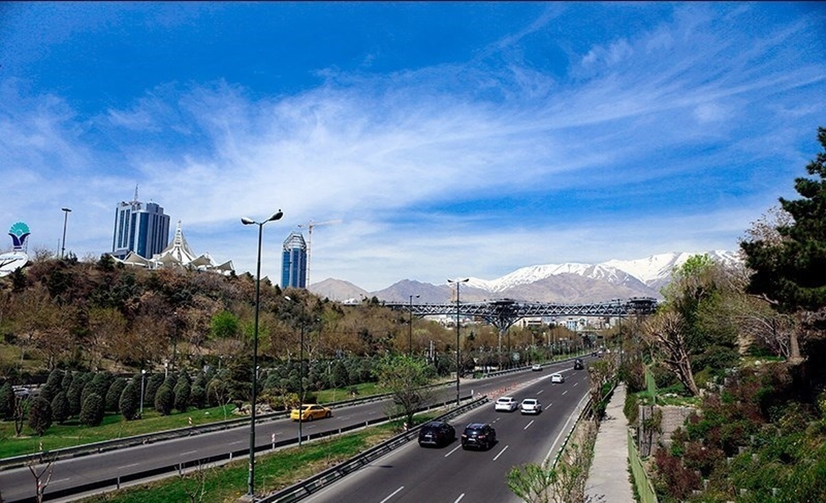 هوای تهران به لطف باران سالم شد
