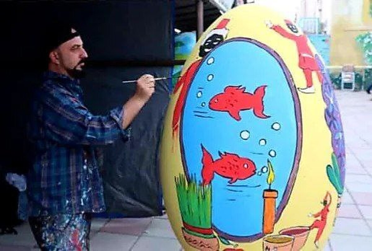برگزاری جشنواره تخم مرغ های رنگی در شهر کهریزک