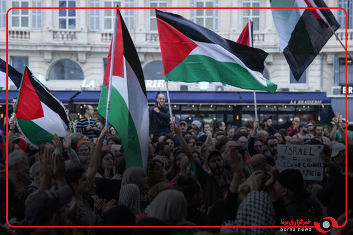 حمله پلیس ایتالیا به تجمع حامیان فلسطین