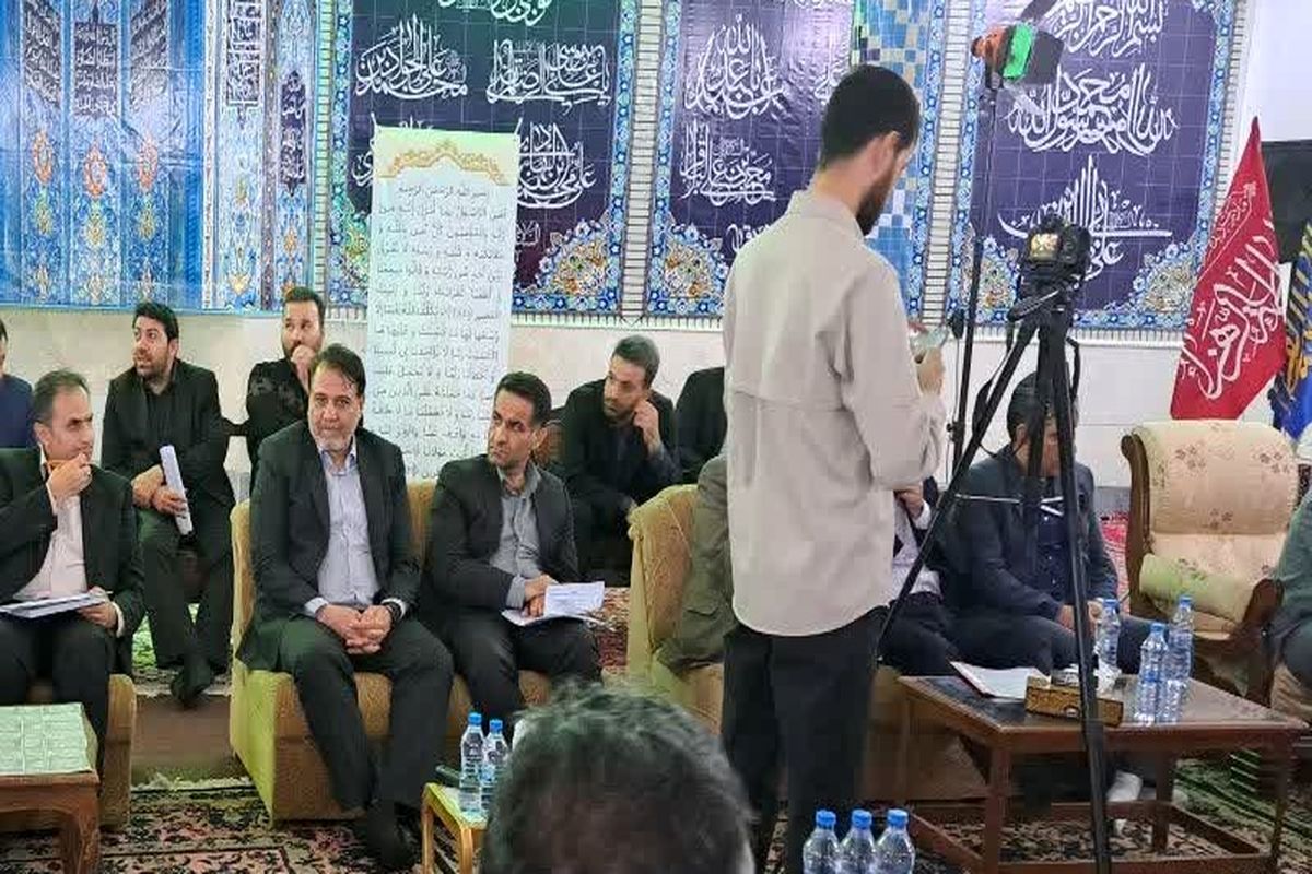 حضور مدیر کل ورزش و جوانان در سفر استاندار قم به روستای حسین آباد میش مست