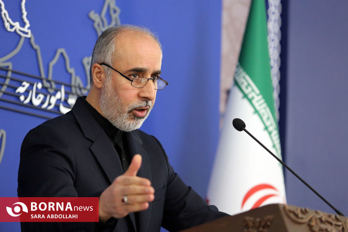 کنعانی: ایران در مسیر مقابله با تروریسم از هیچ کس اجازه نخواهد گرفت