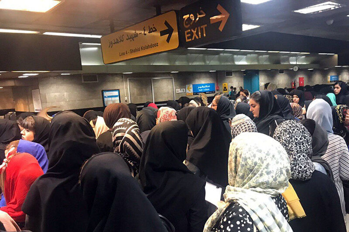 جابه جایی بیش از ۵۲ هزار نفر با مترو تهران در بیستمین روز خرداد