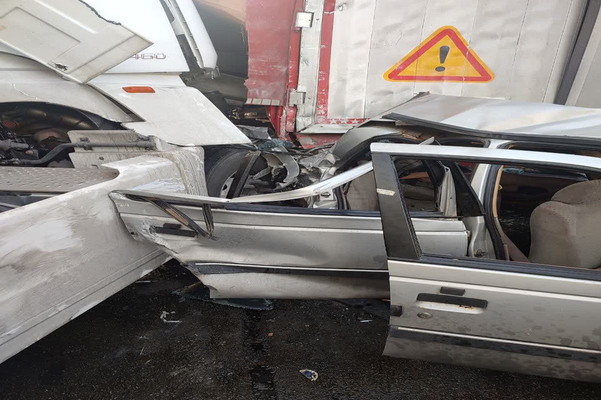 تصادف ۳۰ دستگاه خودرو در اتوبان قزوین_کرج