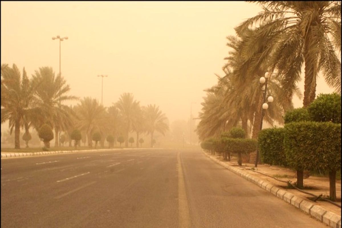 ۲ هشدار سطح زرد هواشناسی خوزستان؛ وقوع باد نسبتا شدید و غبار محلی و افزایش موج دریایی