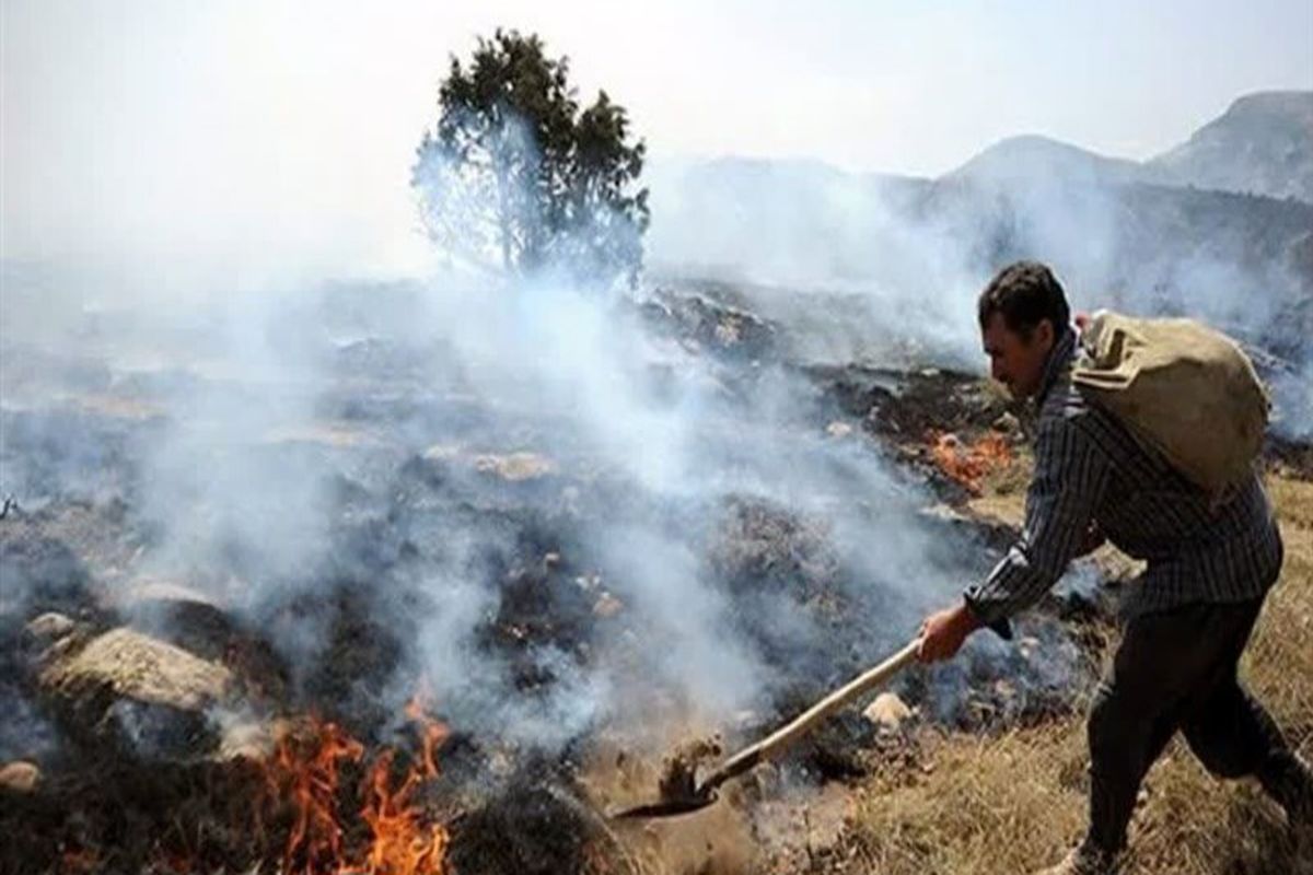 با همکاری خوب مردم کوخدان آتشی که به جان طبیعت
افتاده بود خاموش شد