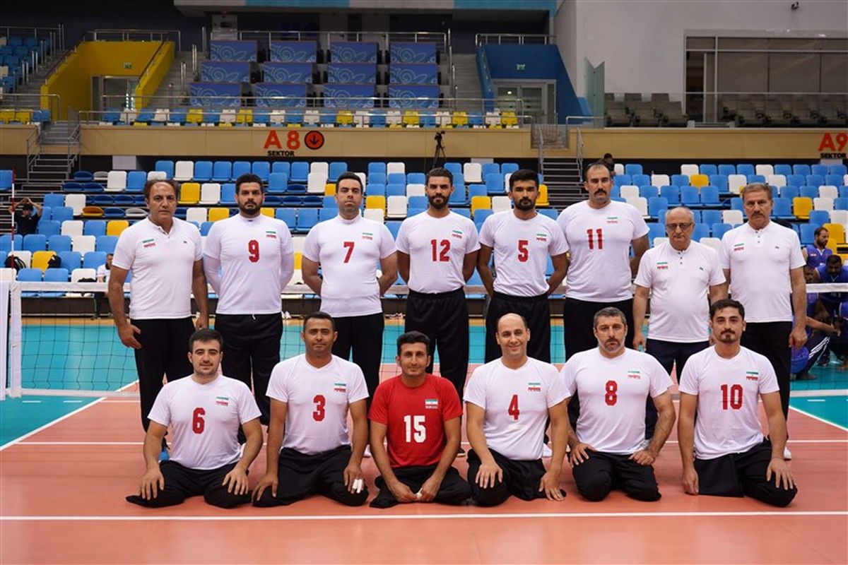 والیبال نشسته قهرمانی آسیا / برتری آسان تیم مردان ایران مقابل هند