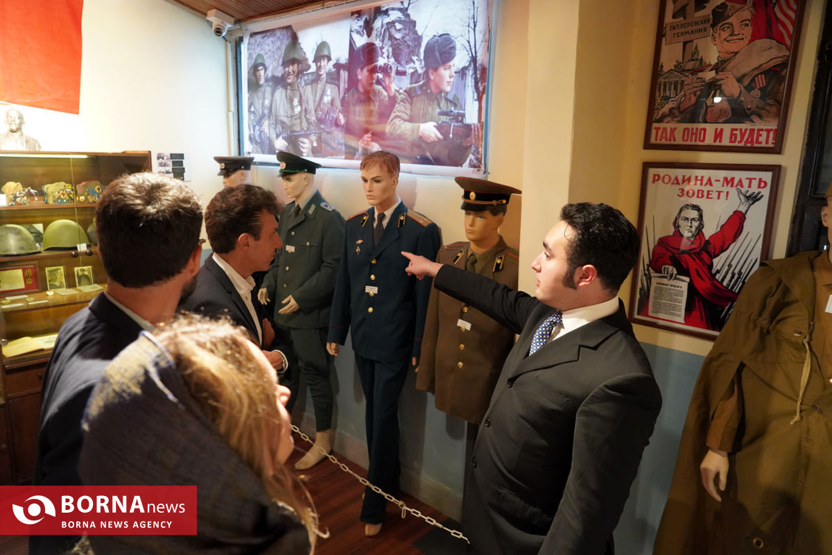 بازدید سفیر ایتالیا از موزه جنگ جهانی دوم ونگارد لاهیجان