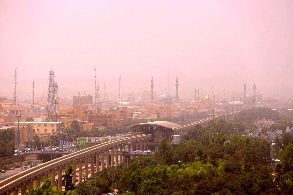 آب و هوای قم در شرایط خطرناک