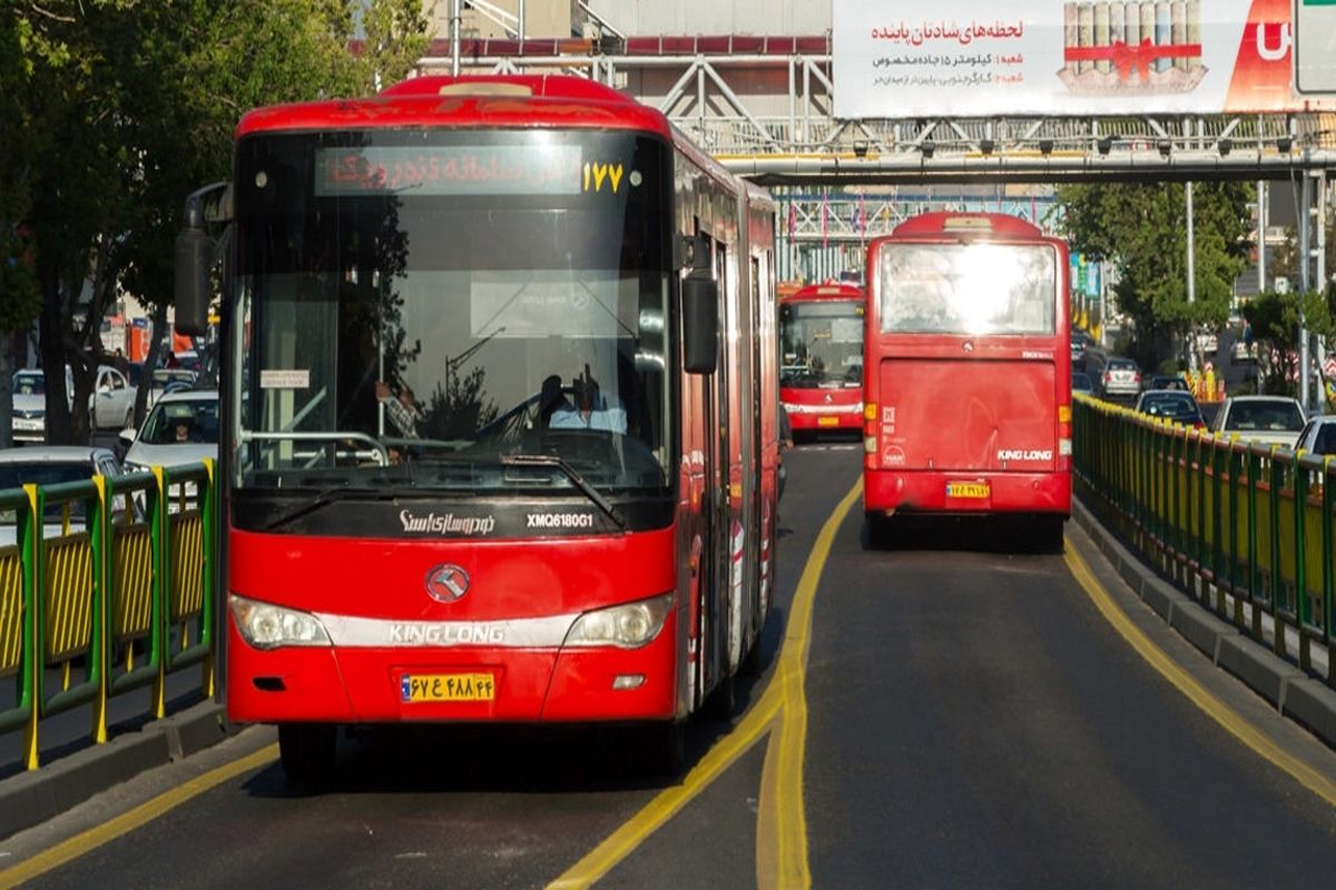 سیستم سرمایشی اتوبوس‌های تهران تا ۲۰ تیر روشن می‌شود
