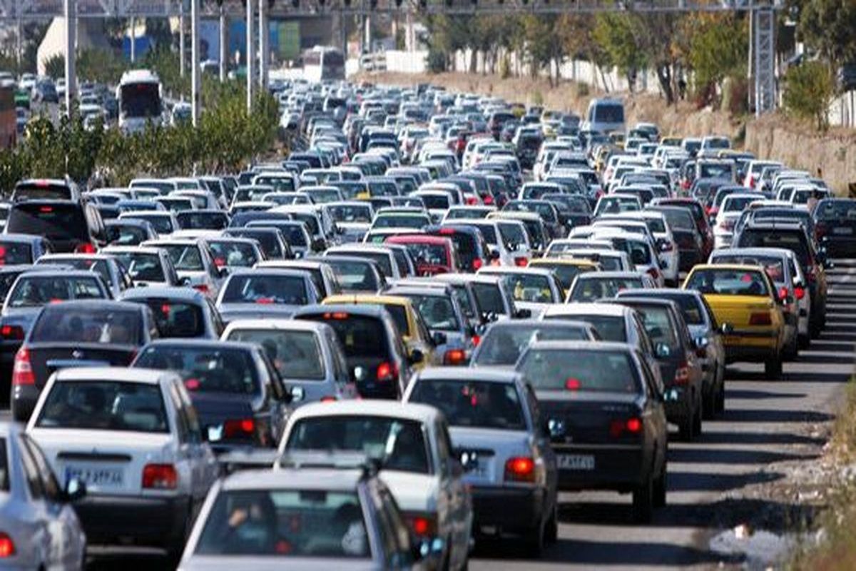 ترافیک سنگین در آزادراه ساوه – تهران