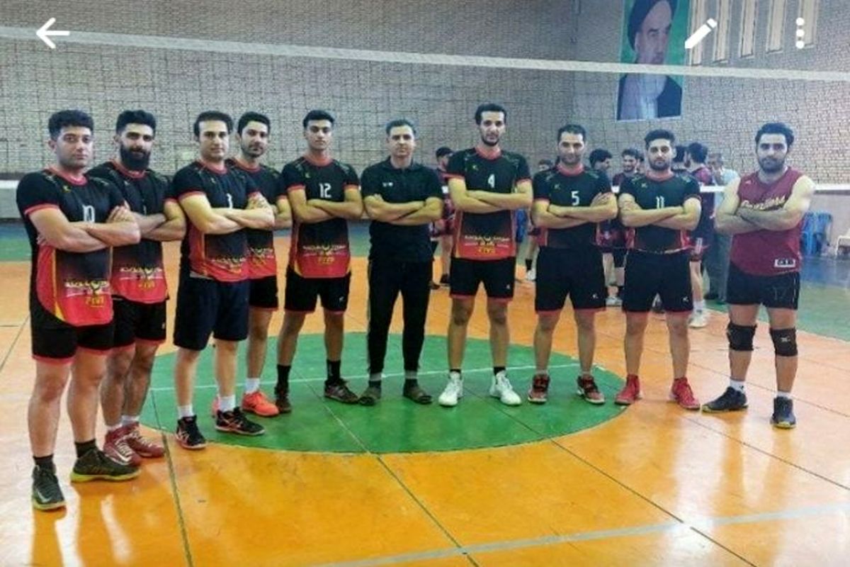 پیروزی تیم چرداول در مسابقات لیگ والیبال ایلام