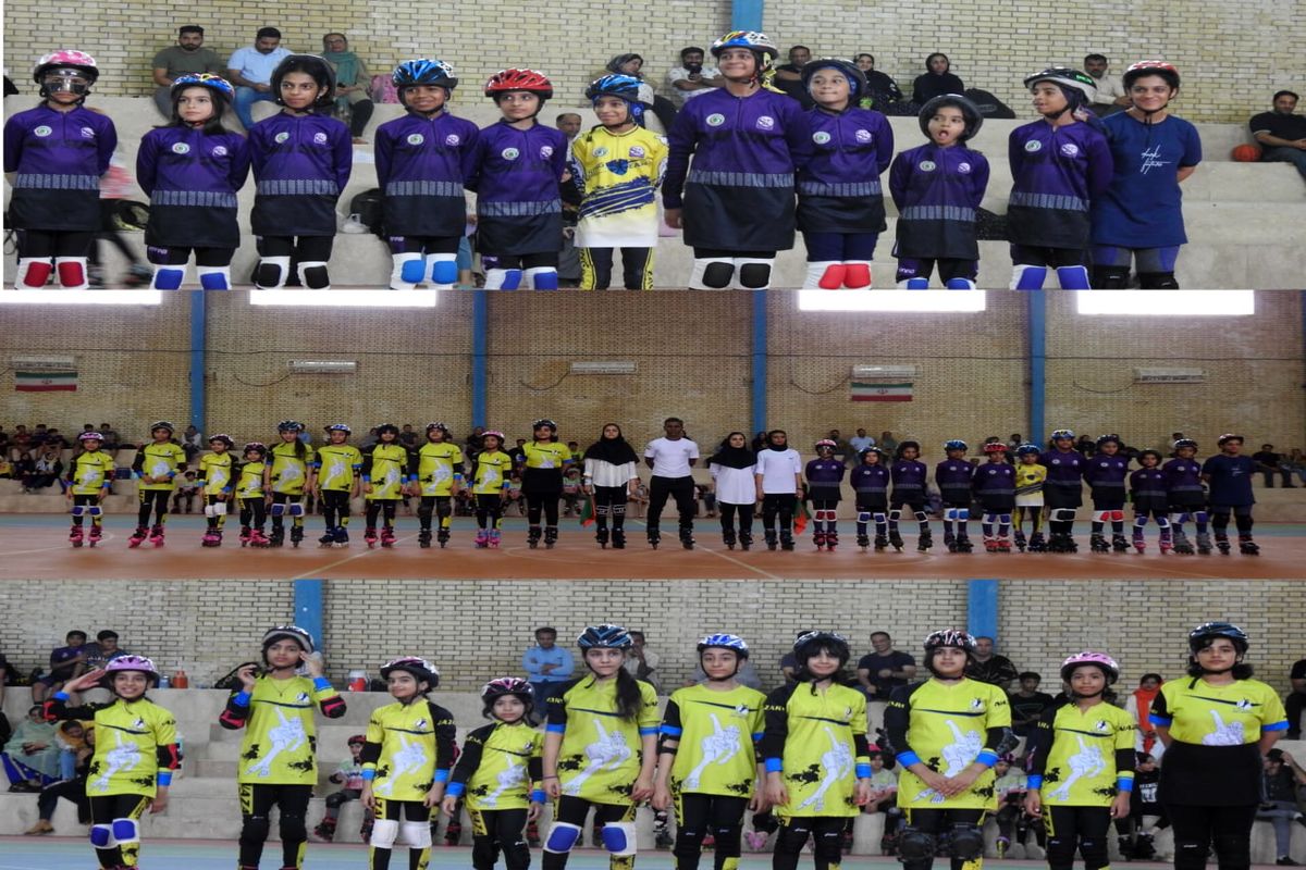 مسابقات قهرمانی اسکیت رول بال پسران و دختران استان هرمزگان به پایان رسید