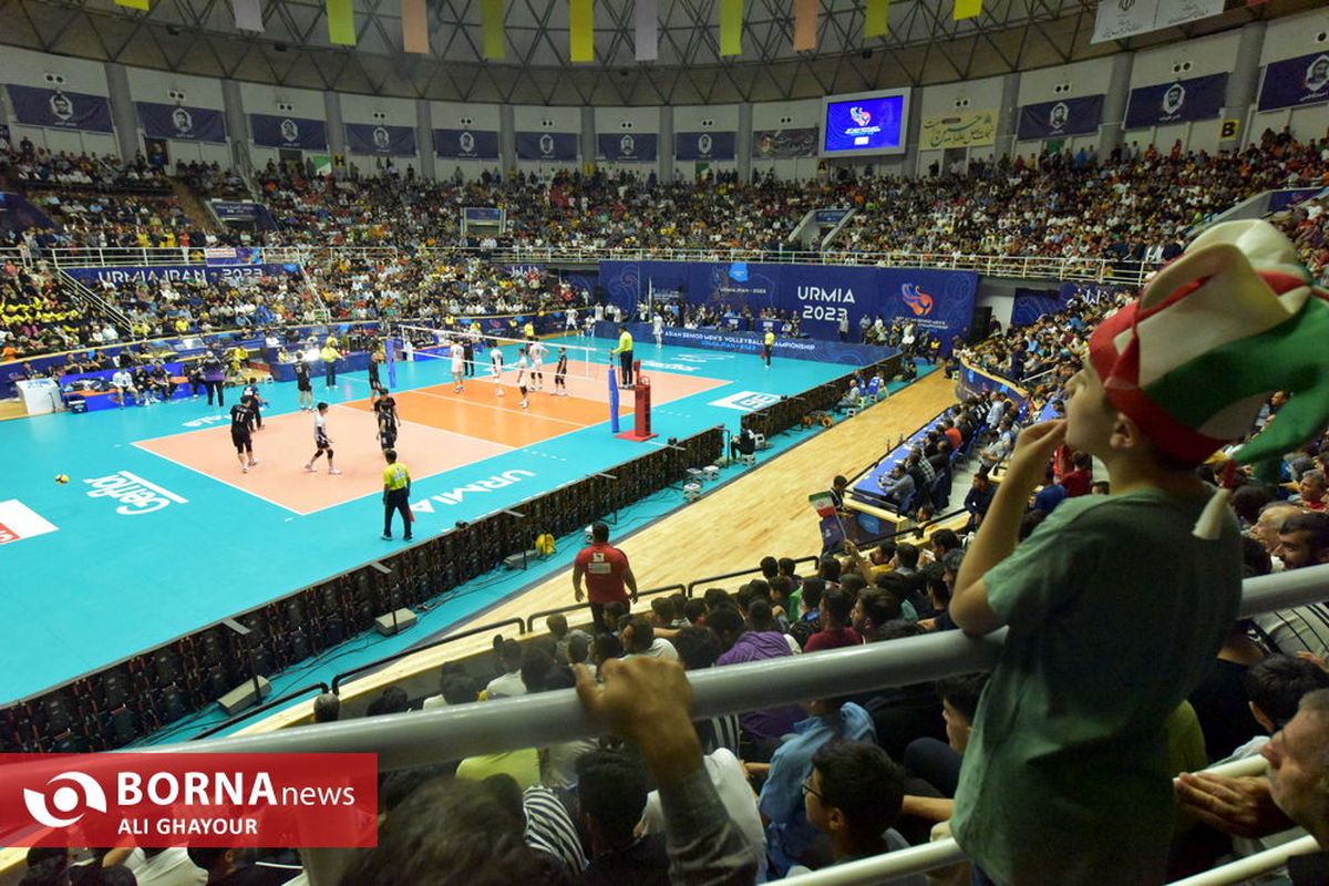 نتایج روز دوم بیست و دومین دوره مسابقات والیبال قهرمانی آسیا در ارومیه