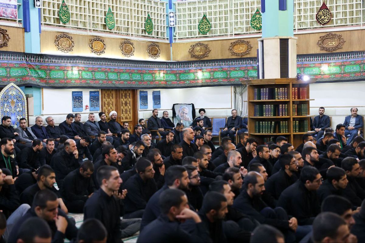 برگزاری مراسم سوگواری اباعبدالله الحسین (ع) در مسجد سلمان فارسی نهاد ریاست جمهوری