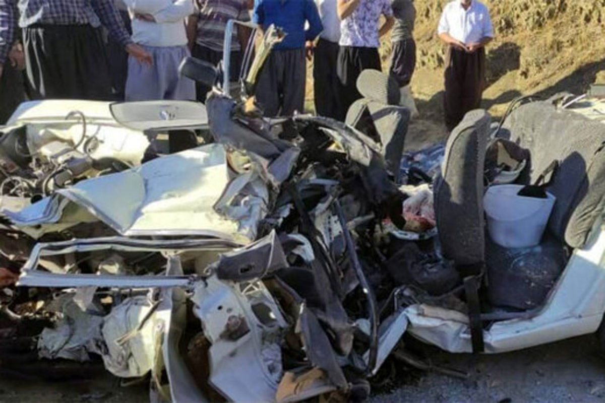 واژگونی مرگبار مینی بوس در ورزقان