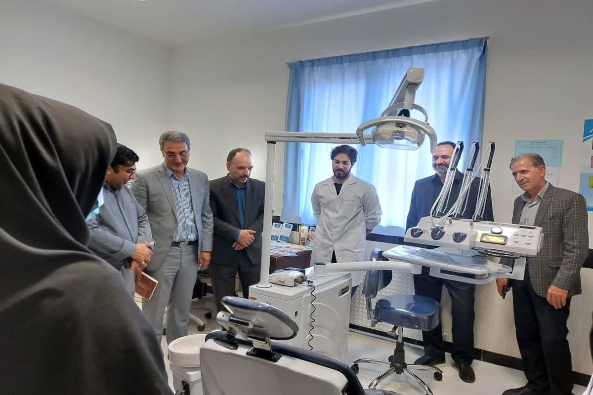 افتتاح و راه اندازی ۲ واحد دندان پزشکی در مراکز خدمات جامع سلامت شهرستان شیروان