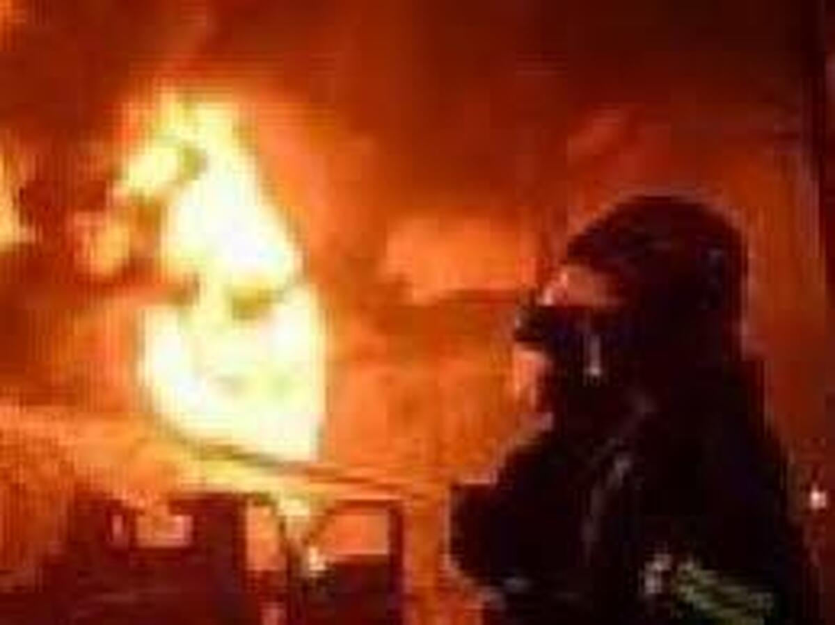 حریق در یک کمپ ترک اعتیاد در نورآباد  لرستان