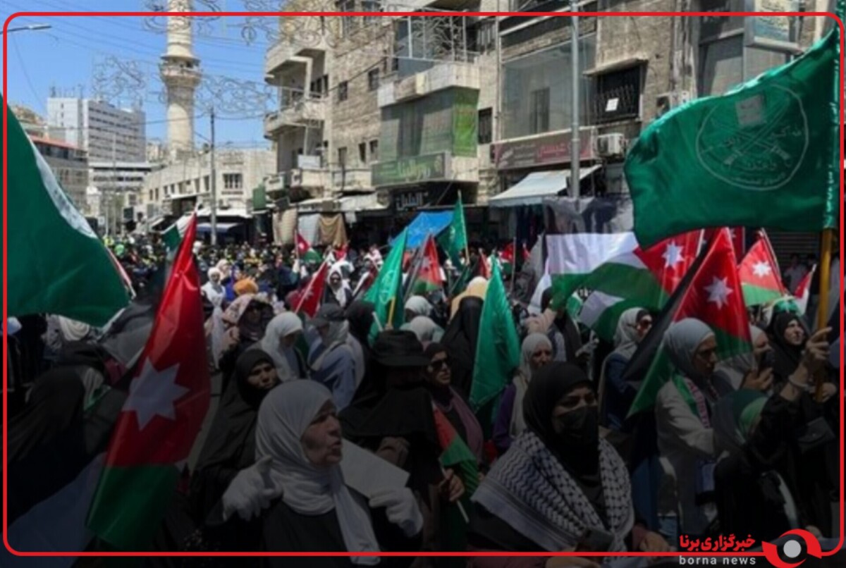 اعتراضات حامیان فلسطین در اردن ادامه دارد