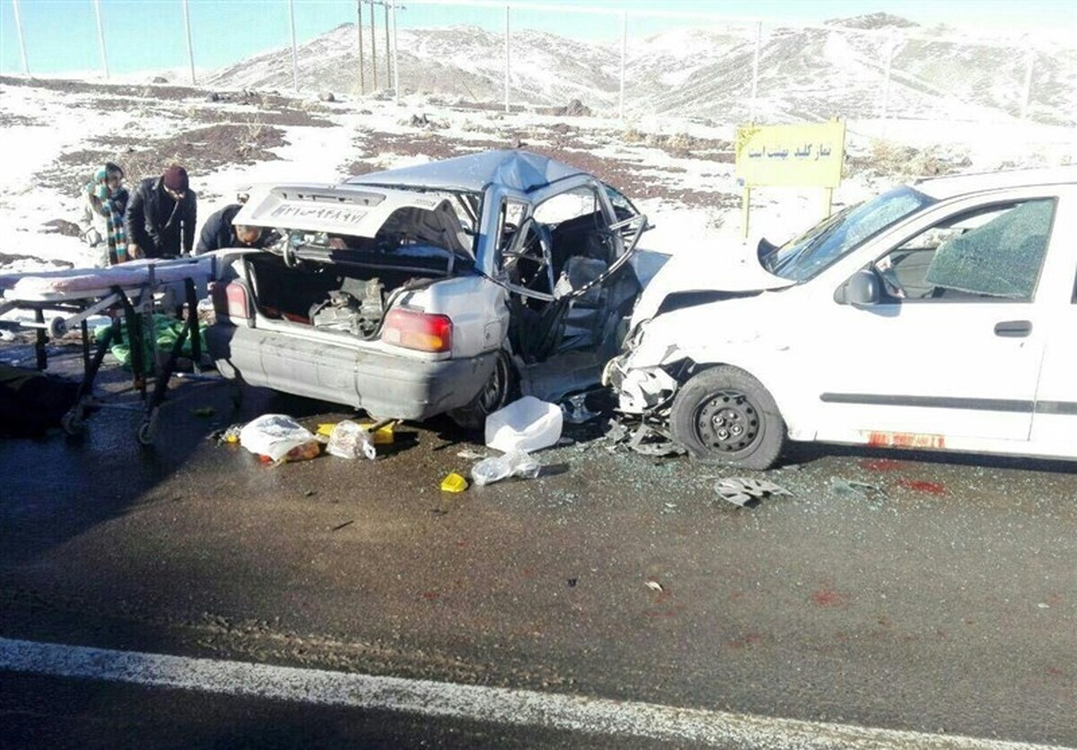 فوت ۱۵ نفر در تصادفات جاده ای نوروزی آذربایجان‌ غربی