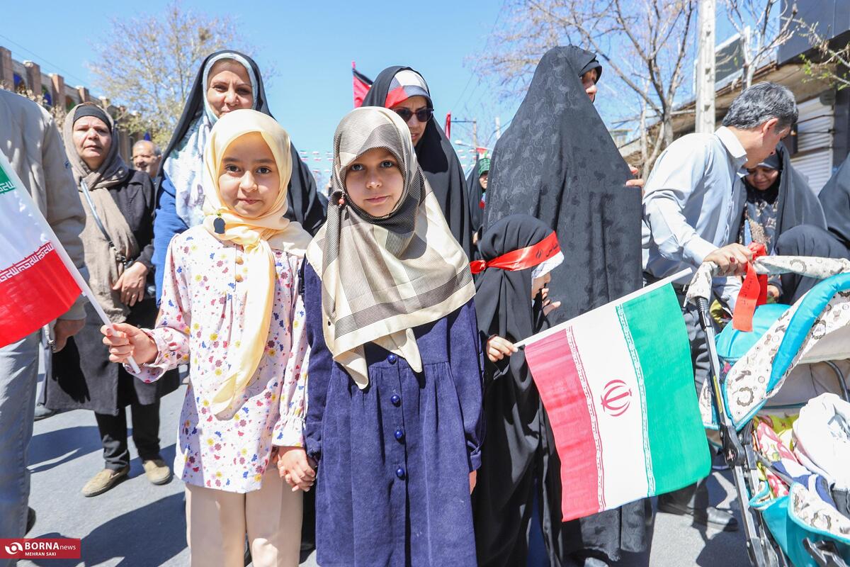 حضور کودکان در راهپیمایی روز قدس
