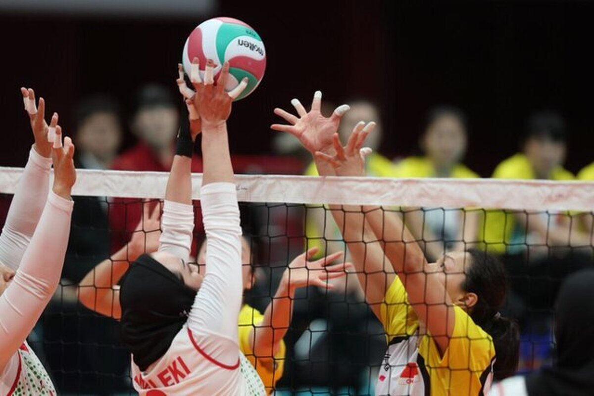 شکست بانوان والیبال نشسته ایران برابر چین