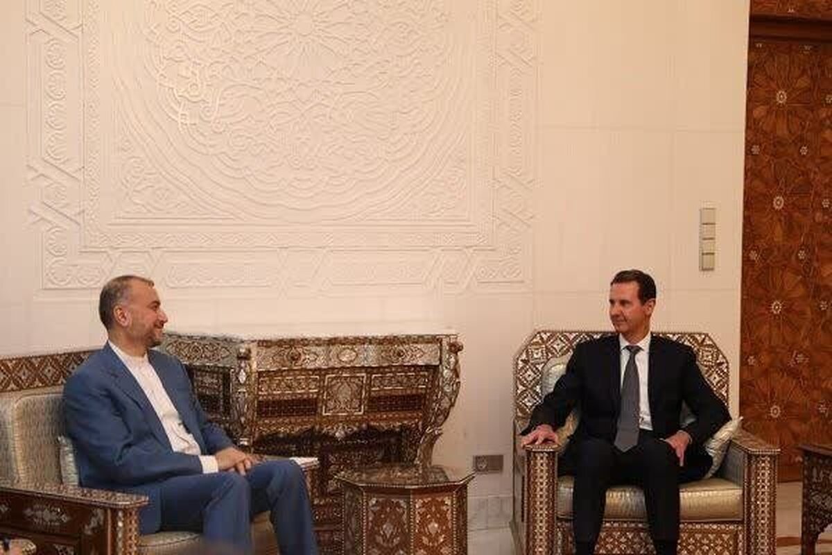 رایزنی وزیر امورخارجه کشورمان با رئیس جمهور سوریه