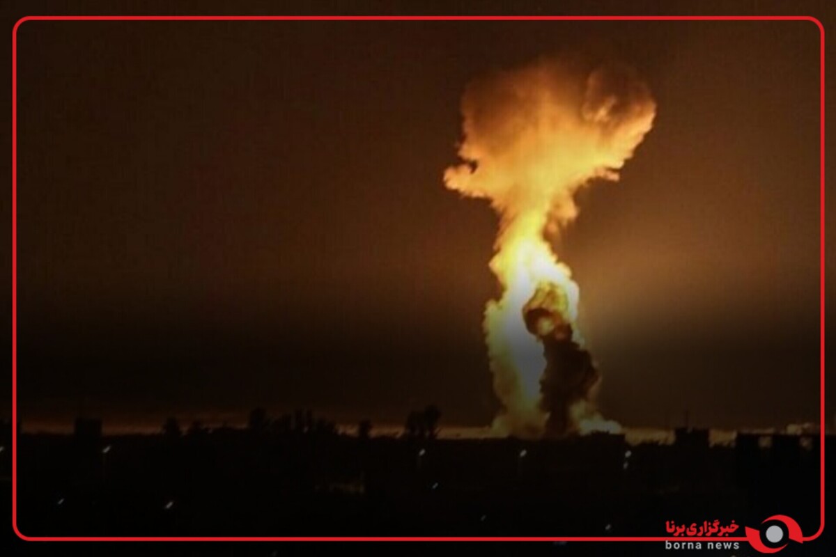لحظه برخورد موشک‌های سپاه به مواضع رژیم صهیونیستی