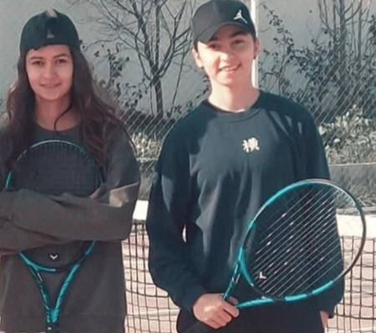 دوقلوهای گنبدی در اردوی تیم ملی تنیس