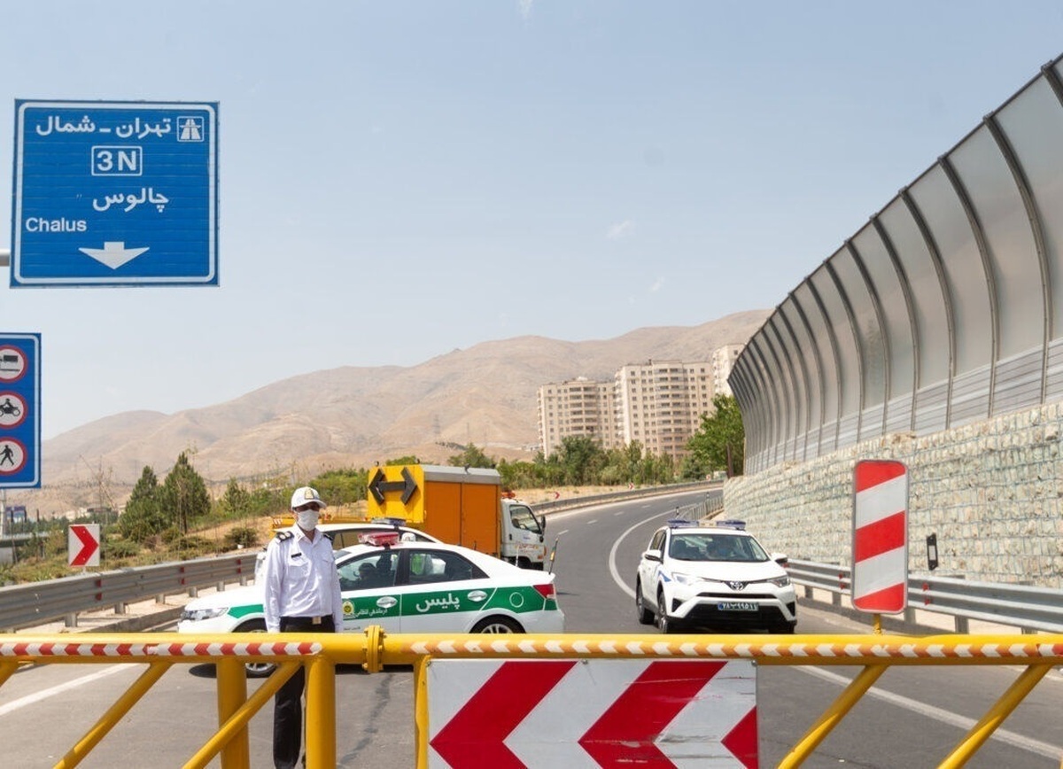 جاده چالوس و آزادراه تهران-شمال از ساعت ۱۵ یکطرفه می شود