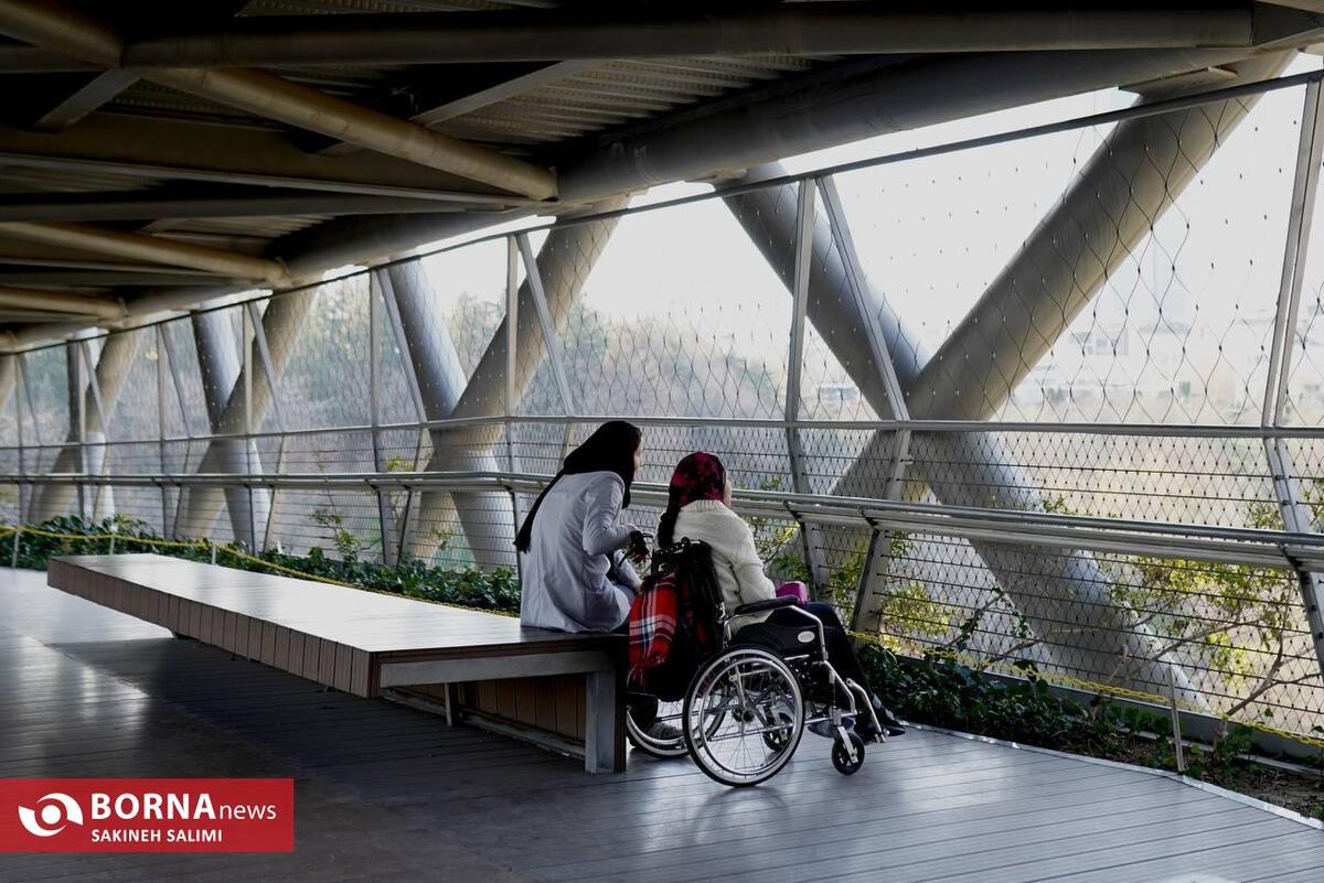 مسافران نوروزی در پارک آب و آتش