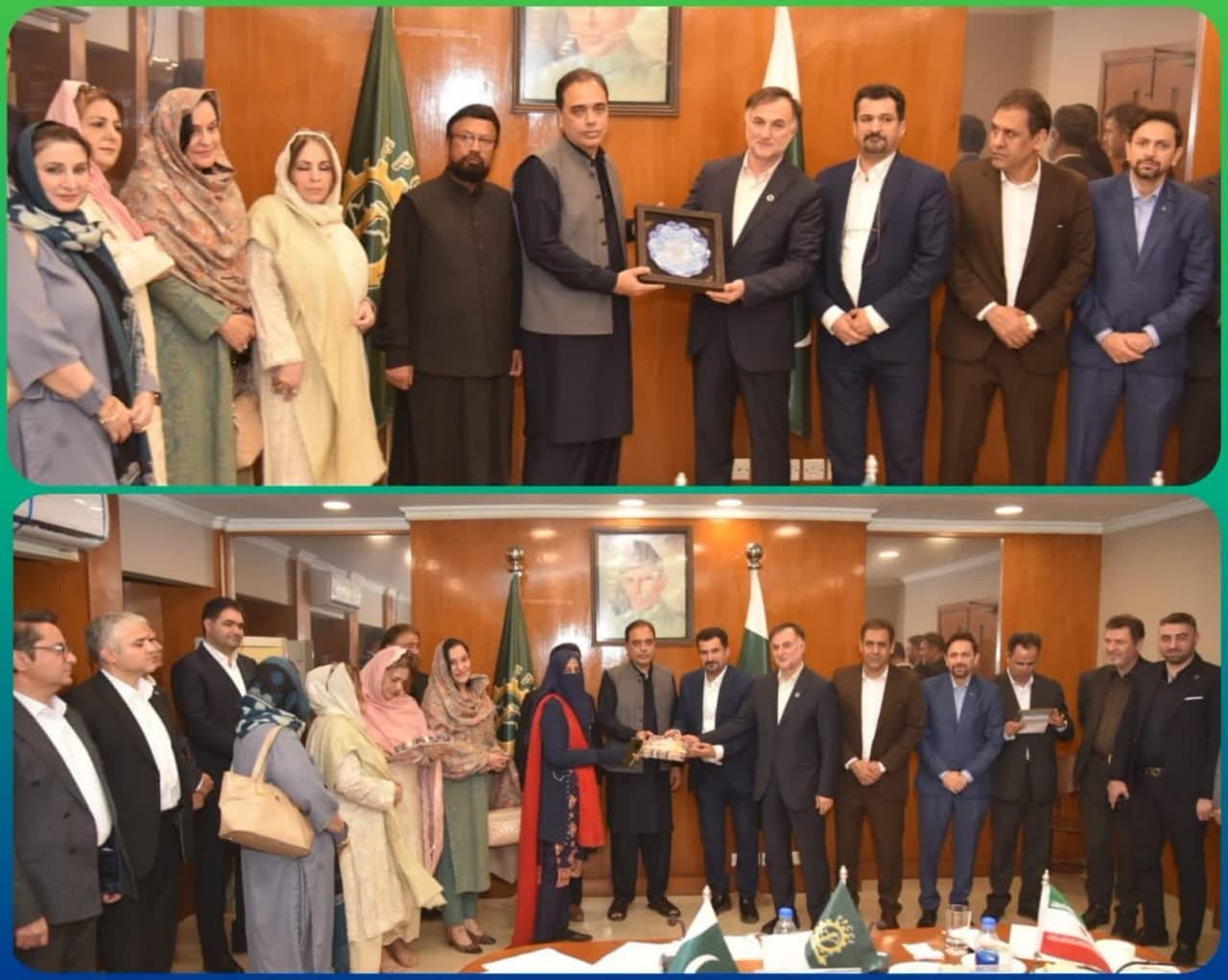 نشست هیات تجاری اتاق بازرگانی قزوین در اتاق بازرگانی پاکستان