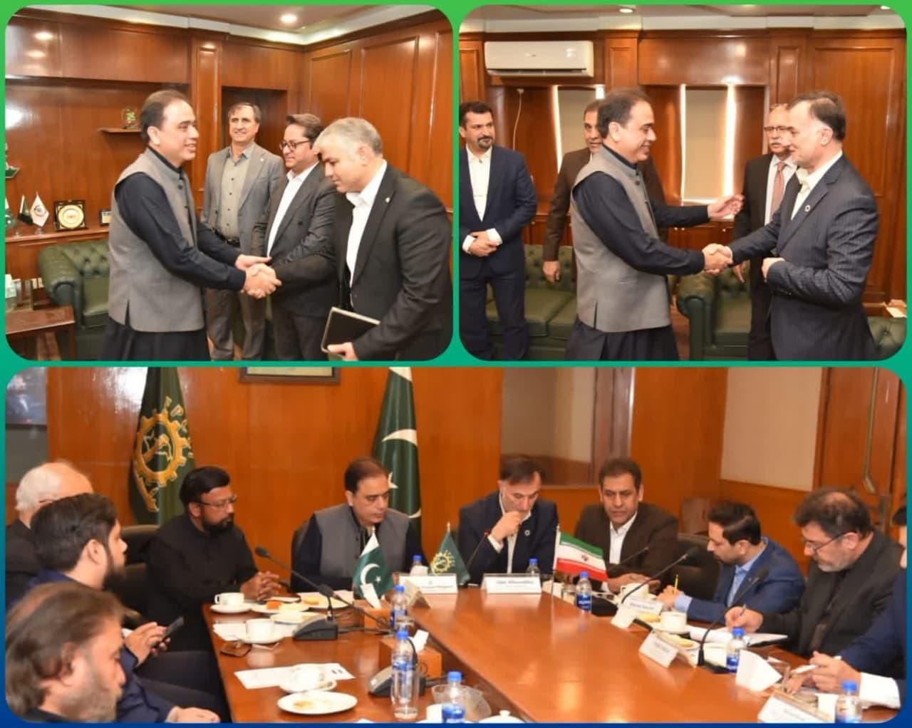 نشست هیات تجاری اتاق بازرگانی قزوین در اتاق بازرگانی پاکستان